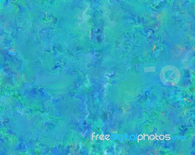 Turquoise Abstract Painting Background Stock Image