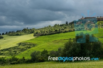 Tuscan Countryside Stock Photo