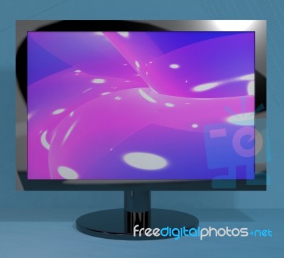 TV Monitor Stock Image