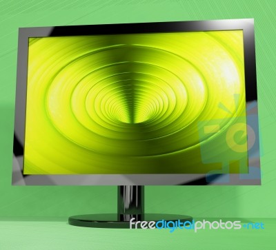 TV Monitor Stock Image