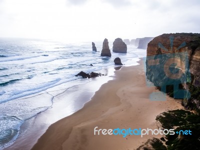 Twelve Apostles, Great Ocean Road Stock Photo