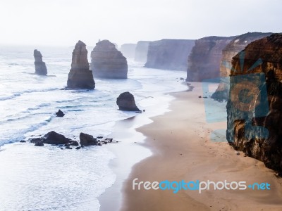 Twelve Apostles, Great Ocean Road Stock Photo