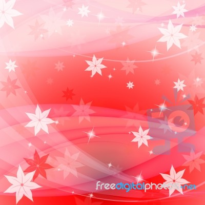 Twirl Star Means Wave Design And Stars Stock Image