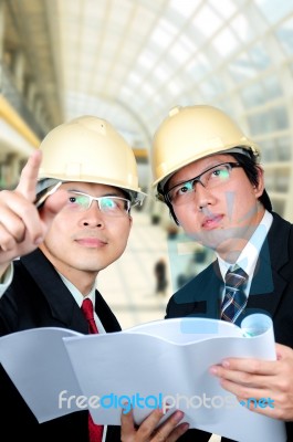 Two Businessman Discussing Stock Photo