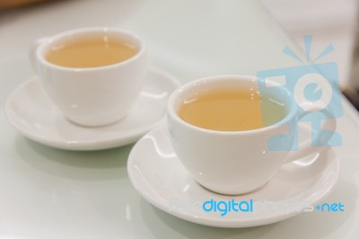 Two Cups Of Tea Stock Photo