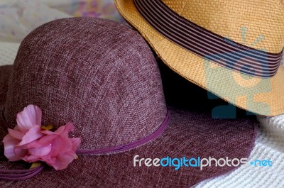 Two Hats Stock Photo