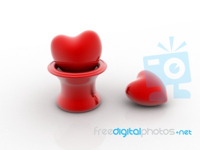 Two Hearts Stock Image