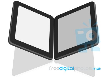 Two Tablet Computers Stock Image