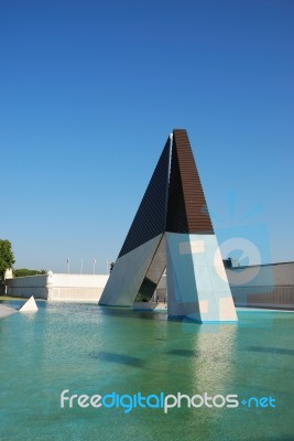 Ultramar Memorial Landmark In Lisbon Stock Photo