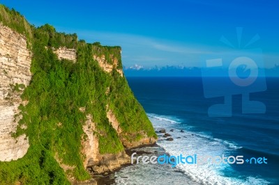 Uluwatu Temple In Bali, Indonesia Stock Photo