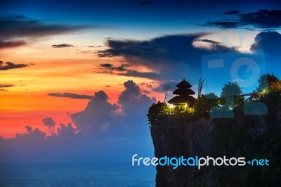 Uluwatu Temple In Bali, Indonesia Stock Photo