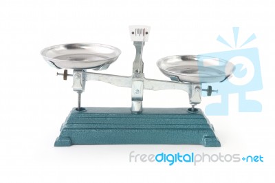 Unbalanced Weight Scale Stock Photo