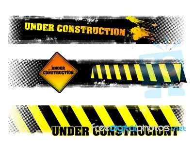 Under Construction Stock Image