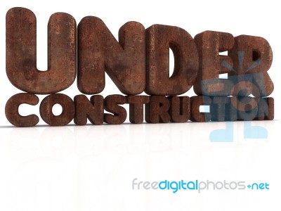 Under Construction Stock Image