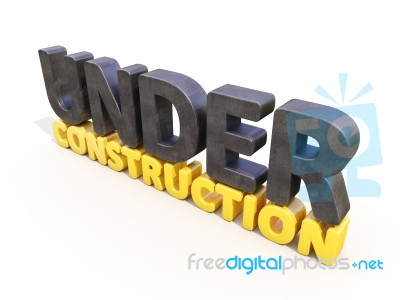 Under Construction Stock Image