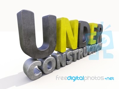 Under Construction Stock Image