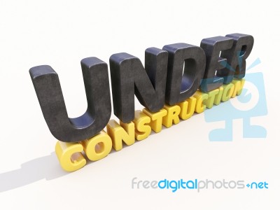 Under Construction Stock Image