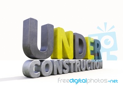 Under Construction Stock Image