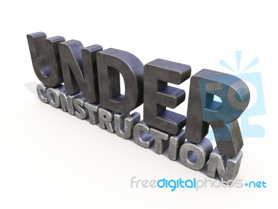 Under Construction Stock Image