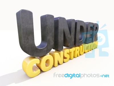 Under Construction Stock Image