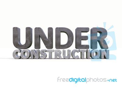 Under Construction Stock Image