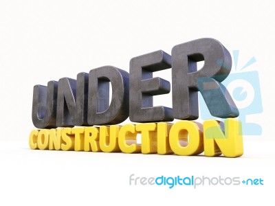 Under Construction Stock Image