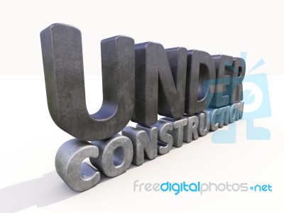 Under Construction Stock Image