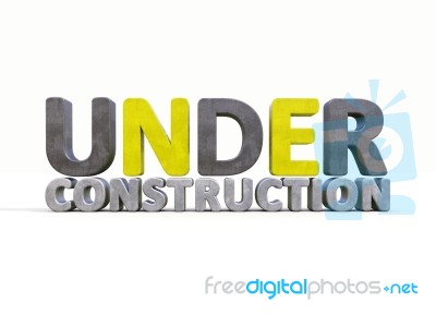 Under Construction Stock Image