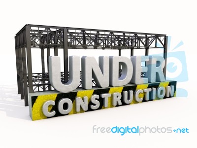 Under Construction Stock Image