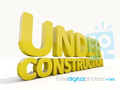 Under Construction Stock Image