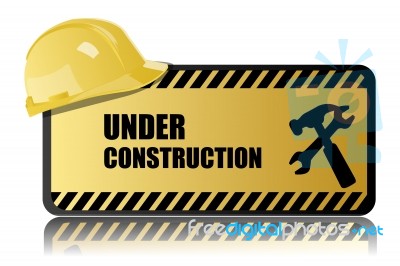 Under Construction Stock Image