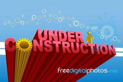 Under Construction Stock Image