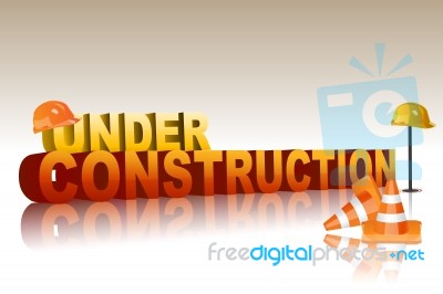 Under Construction Stock Image