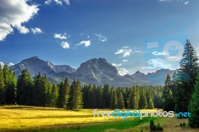 Under Durmitor Mountain Stock Photo