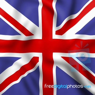 Union Jack Indicates English Flag And Britain Stock Image