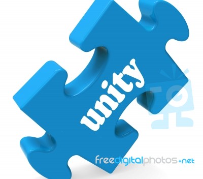 Unity Shows Partner Team Teamwork Or Collaboration Stock Image