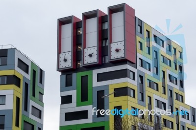 University Of Essex’s New Student Accommodation  In Southend O… Stock Photo