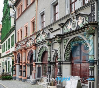 Unusual Architecture In Weimar Stock Photo