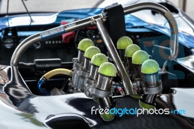 Unusual Use Of Tennis Balls Stock Photo