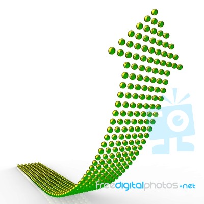 Up Arrow Shows Growth And Improvement Stock Image