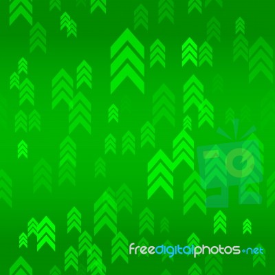 Up Green Arrow Seamless Pattern Background Stock Image