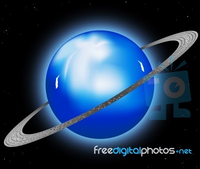 Uranus Planet Stock Image