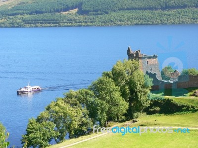 Urquhart Castle Stock Photo