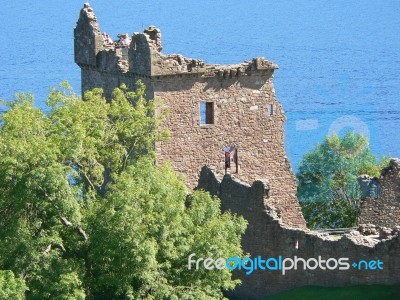 Urquhart Castle Stock Photo