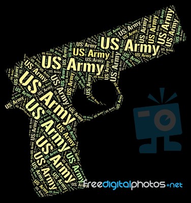 Us Army Represents The States And Department Stock Image