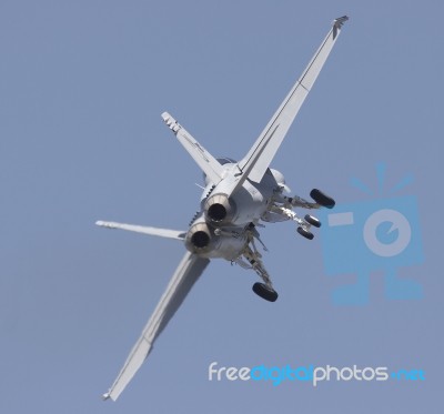 US Navy F18 Hornet Stock Photo