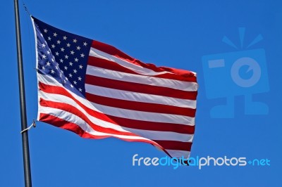 USA Flag Stock Photo