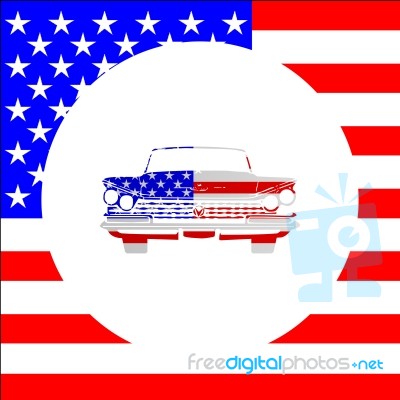 USA Flag Stock Image