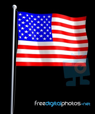 USA Flag Stock Image