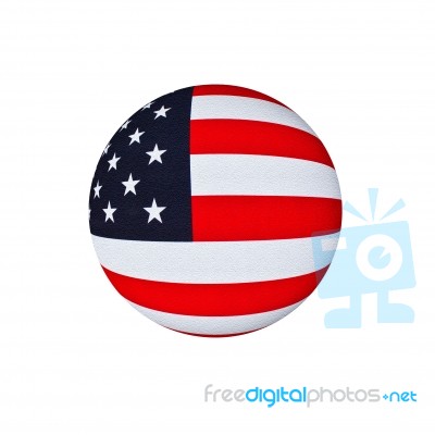 U.S.A. Flag Stock Image